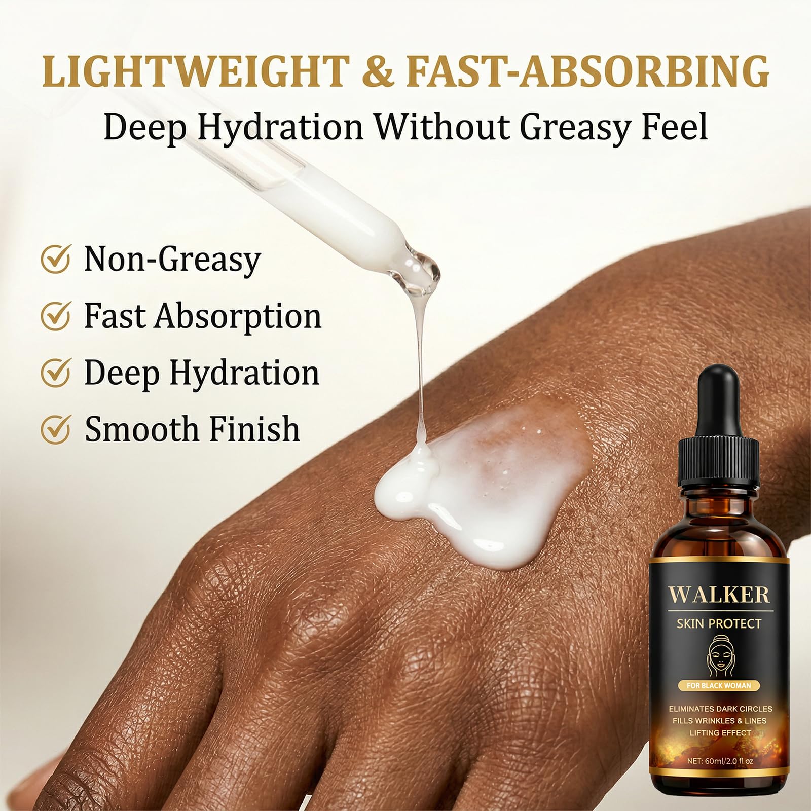 【新品】QUEEN Skin Protect Serum & Gel Cream Amazon.com: Walker Skin Protect Serum for Black Women, Walker Skin